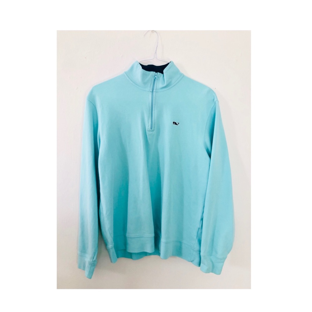 Turquoise Blue vineyard Vines pullover